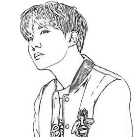 BTS Coloring Pages Printable for Free Download