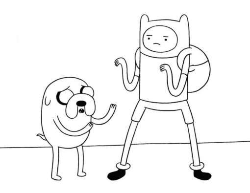 Adventure Time Coloring Pages Printable for Free Download