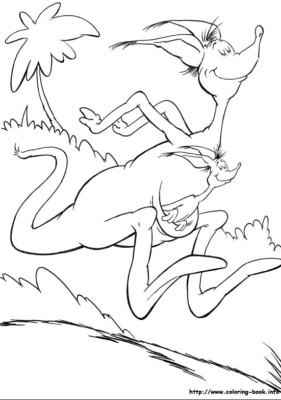 sour kangaroo coloring pages pdfs horton hears a who