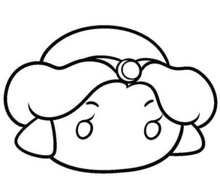 Tsum Tsum Coloring Pages Printable for Free Download