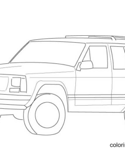 Jeep Coloring Pages Printable for Free Download