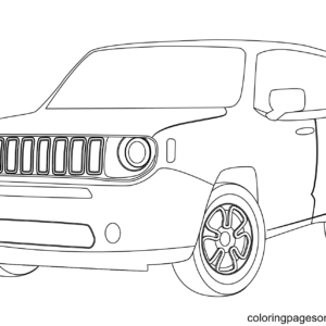 Jeep Coloring Pages Printable for Free Download