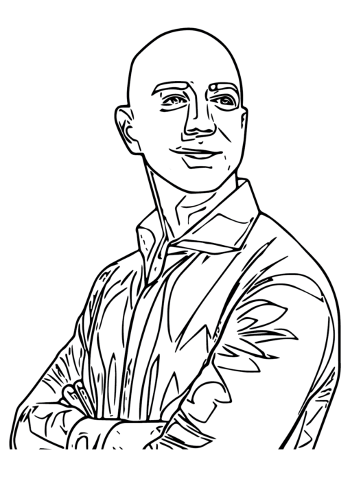 Jeff Bezos Coloring Pages Printable for Free Download