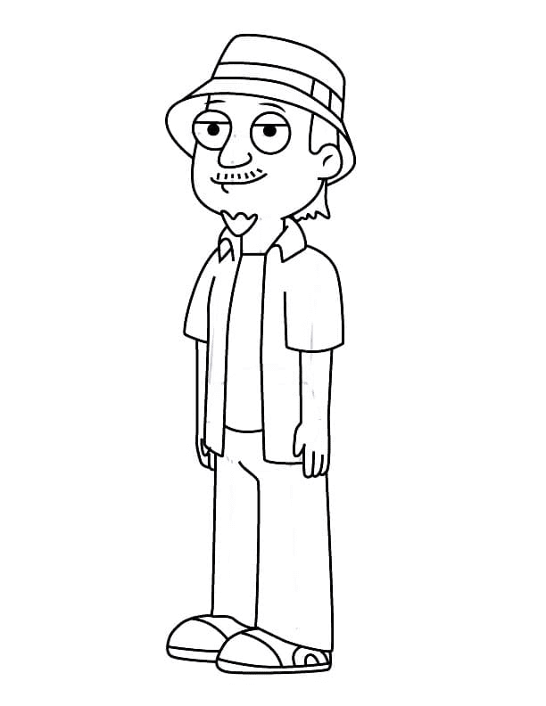 American Dad Coloring Pages Printable for Free Download