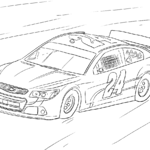 Autosport Coloring Pages Printable for Free Download