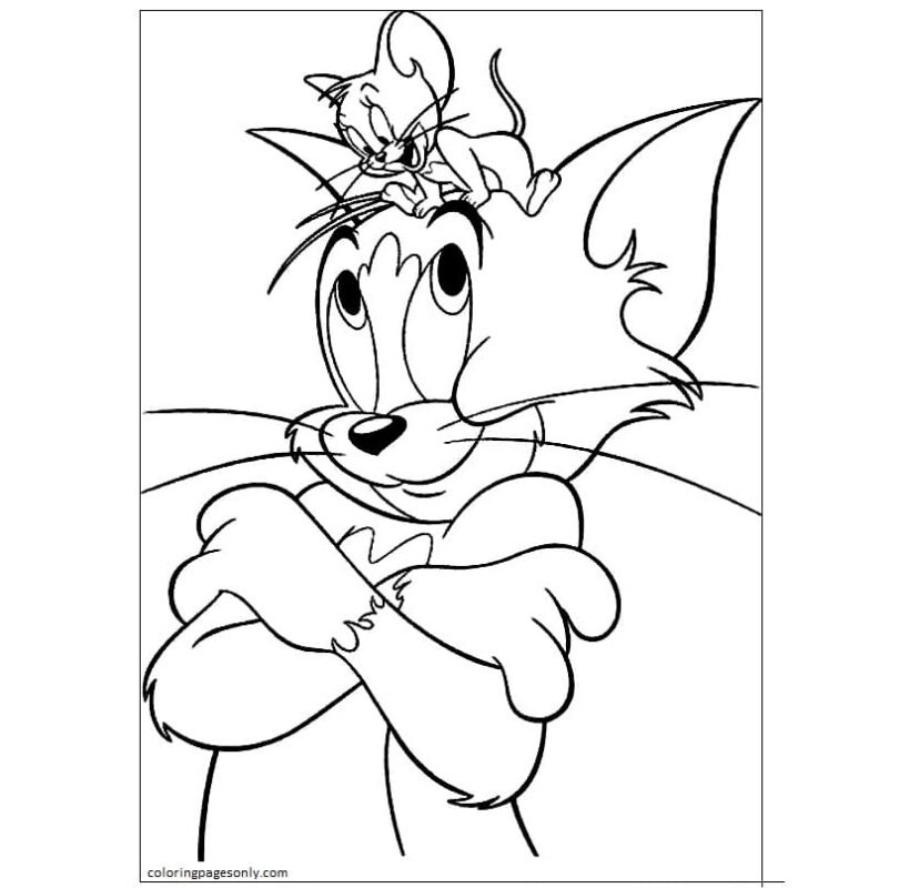 Tom And Jerry Coloring Pages Printable for Free Download