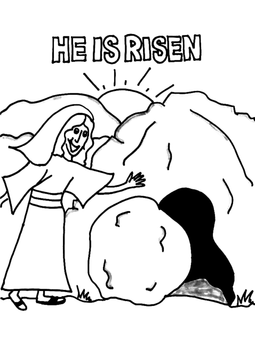 Religious Easter Coloring Pages Printable for Free Download