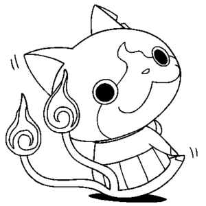 Jibanyan Coloring Pages Printable for Free Download