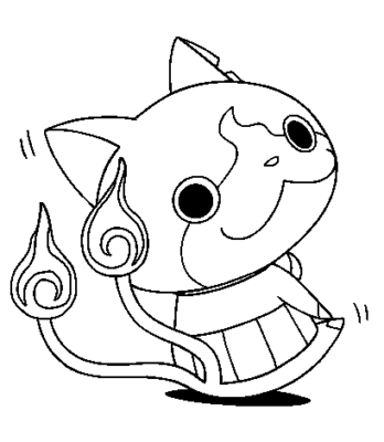 Jibanyan Coloring Pages Printable for Free Download