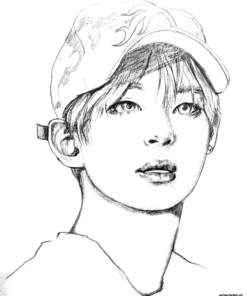 BTS Coloring Pages Printable for Free Download