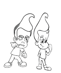 Jimmy Neutron Coloring Pages Printable For Free Download