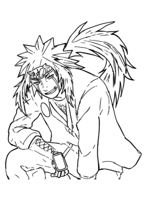 Jiraiya Coloring Pages Printable for Free Download