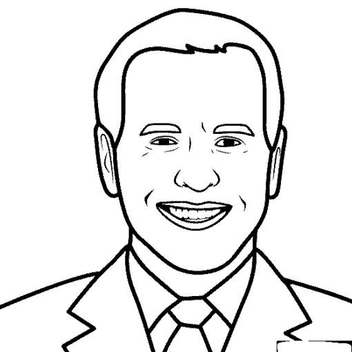 Joe Biden Coloring Pages Printable for Free Download