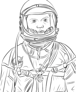 Astronaut Coloring Pages Printable for Free Download