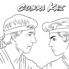 Cobra Kai Coloring Pages Printable for Free Download