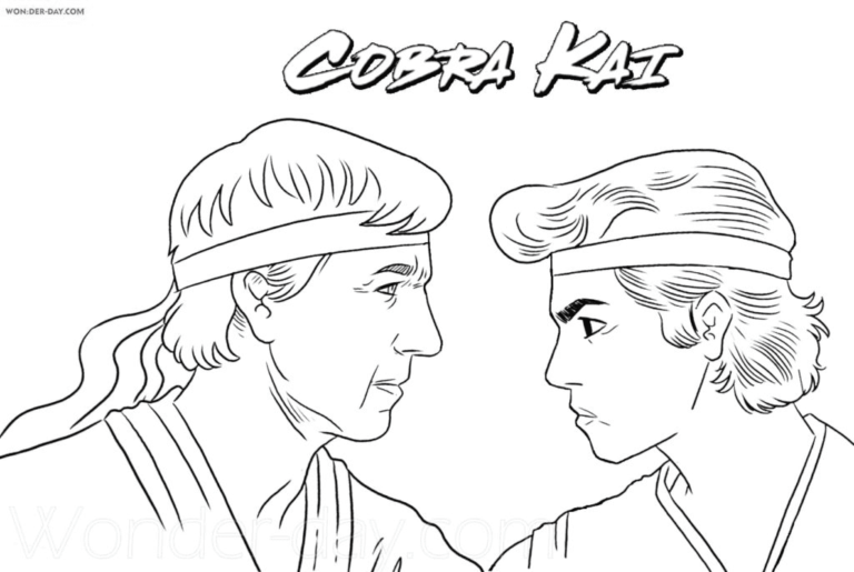 Cobra Kai Coloring Pages Printable for Free Download