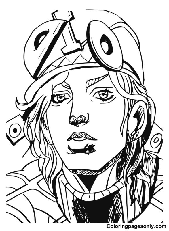 JoJo's Bizarre Adventure Coloring Pages Printable for Free Download