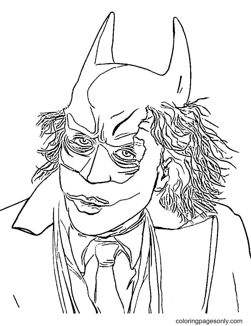 Joker Coloring Pages Printable for Free Download