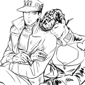 JoJo's Bizarre Adventure Coloring Pages Printable for Free Download