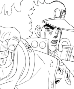 JoJo's Bizarre Adventure Coloring Pages Printable for Free Download