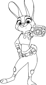 Zootopia Coloring Pages Printable for Free Download