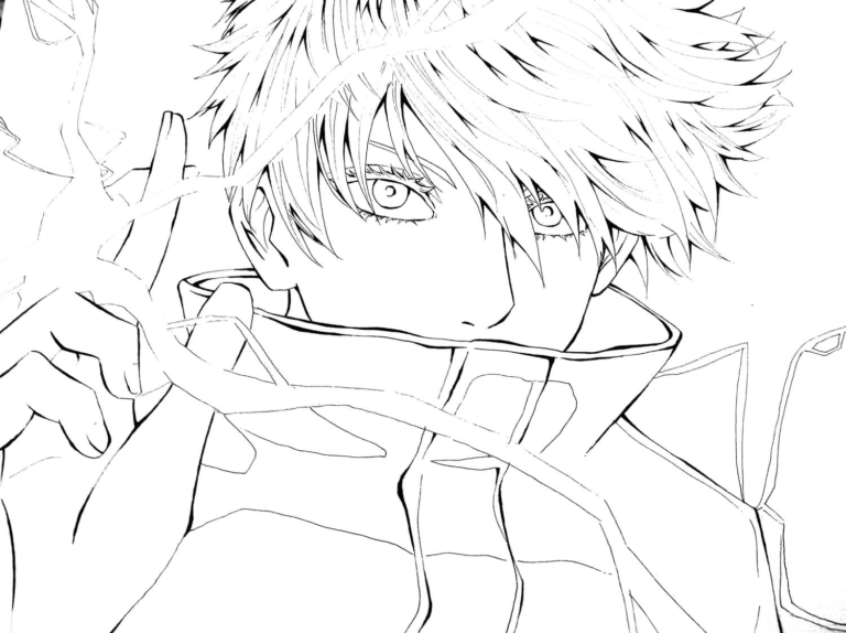 Jujutsu Kaisen Coloring Pages Printable for Free Download