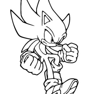 Sonic Coloring Pages Printable for Free Download