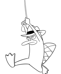 Perry the Platypus Coloring Pages Printable for Free Download