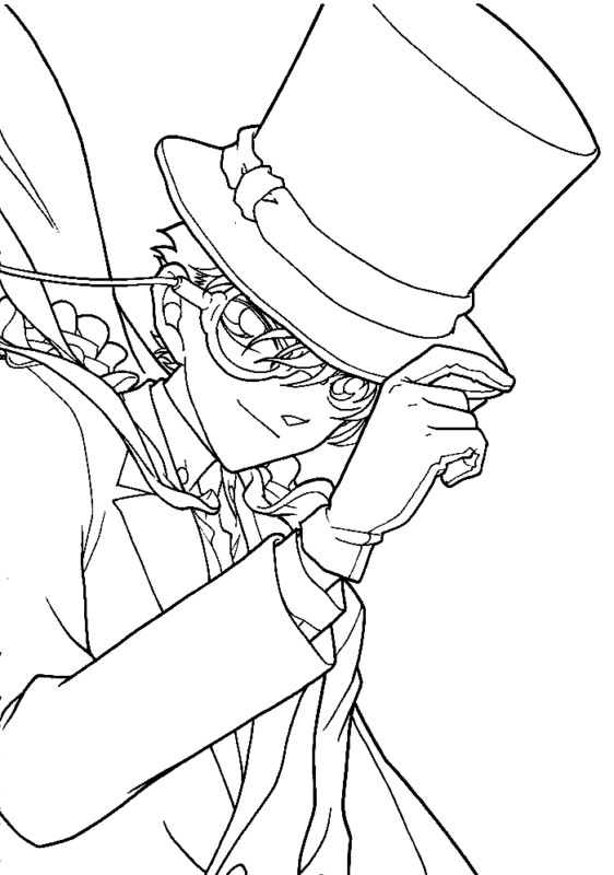 Detective Conan Coloring Pages Printable For Free Download