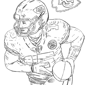 Chiefs Coloring Pages, Chiefs Kingdom Kids