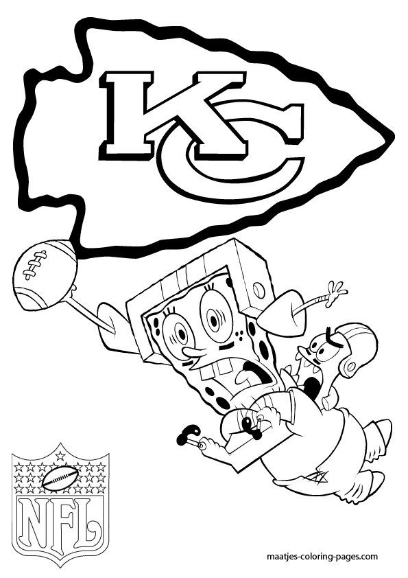 Kansas City Chiefs Logo coloring page