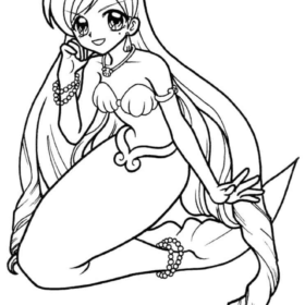 Mermaid Melody Coloring Pages Printable for Free Download