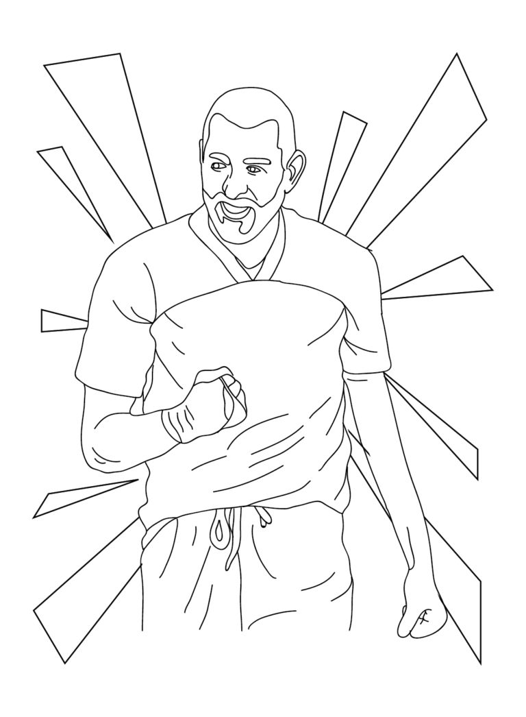 10 Fun Benzema Coloring Pages for Aspiring Artists