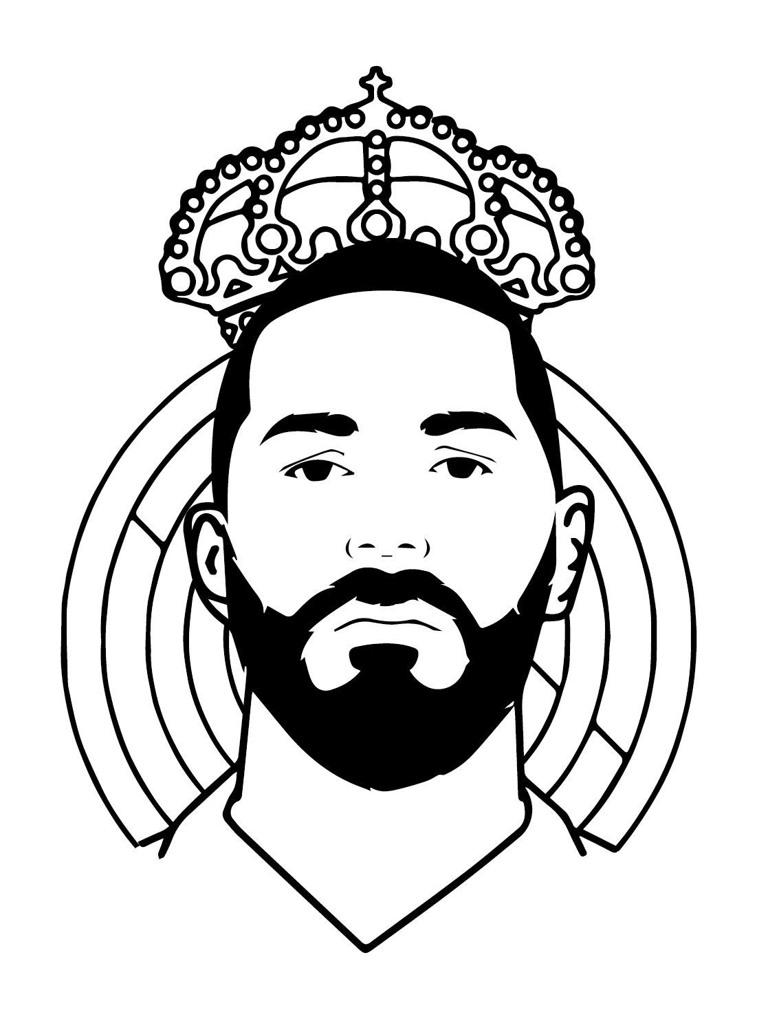 karim benzema drawing