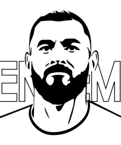 Karim Benzema Coloring Pages Printable for Free Download