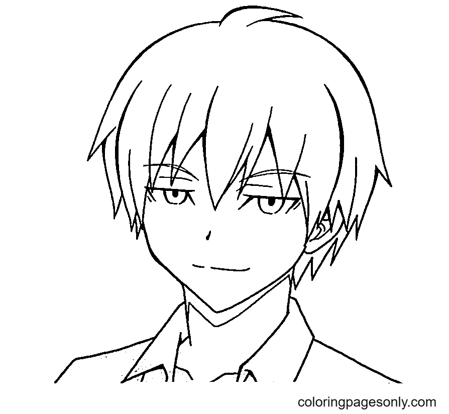 Assassination Classroom Coloring Pages Printable for Free Download