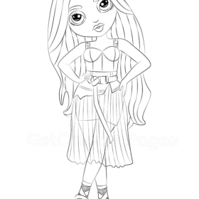 Rainbow High Coloring Pages Printable for Free Download