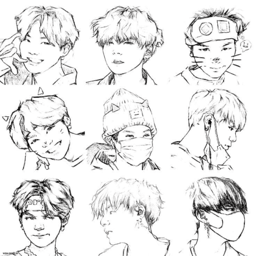 Bts Coloring Pages Printable For Free Download