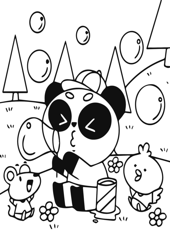 Kawaii Animal Coloring Pages Printable for Free Download