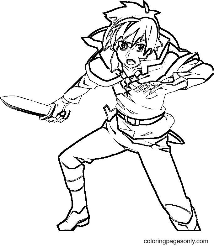 Konosuba Coloring Pages Printable for Free Download