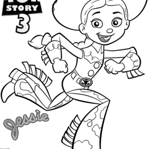 toy story jessie coloring pages