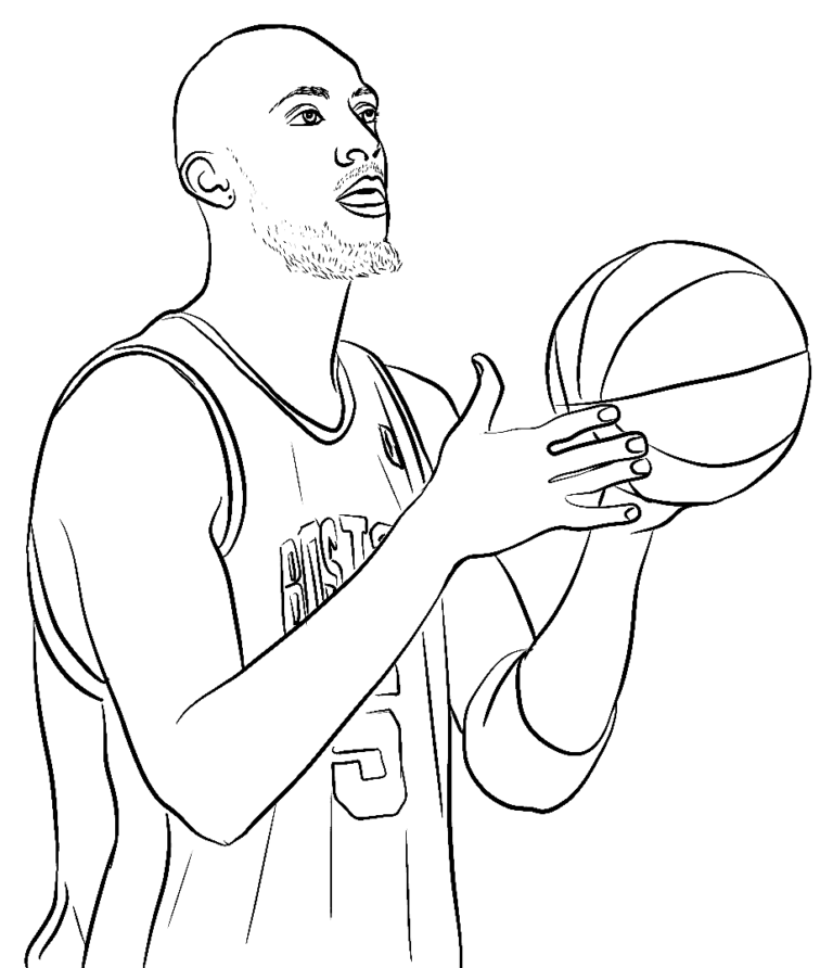 NBA Coloring Pages Printable for Free Download