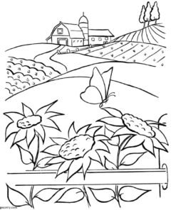 Farm Animal Coloring Pages Printable for Free Download