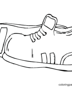 Shoe Coloring Pages Printable for Free Download