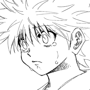 Killua Zoldyck Coloring Pages Printable for Free Download