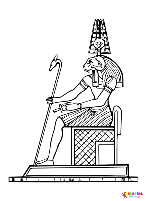 Ancient Egypt Coloring Pages Printable for Free Download