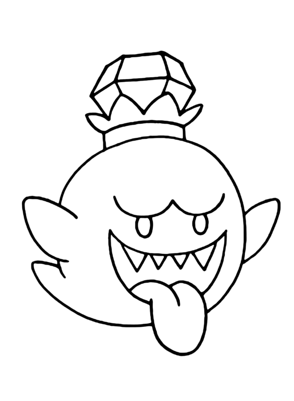 King Boo Coloring Pages Printable for Free Download