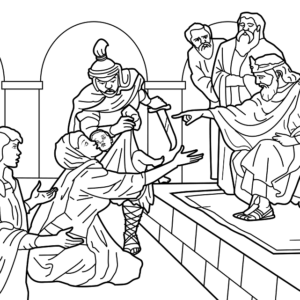 Bible King Coloring Pages Printable for Free Download