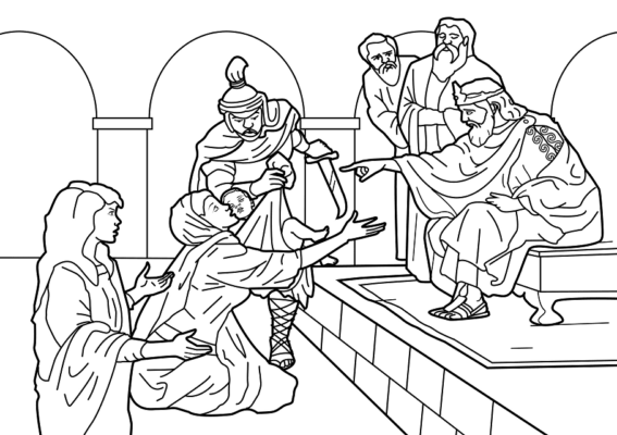 Bible King Coloring Pages Printable for Free Download