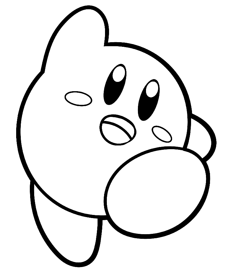 Kirby Coloring Pages Printable for Free Download